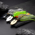 Anti-Hanging Sequin Bearded Man's Bottom Fishing Lure PVC Composite Jig Water Barrier for Freshwater Salmon Printed Condition
