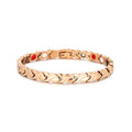 New Fashion Trend Personalized Energy Magnetic Gold Bracelet Jewelry Magnetic Therapy Bracelet Care  Bracelet Health for Gift