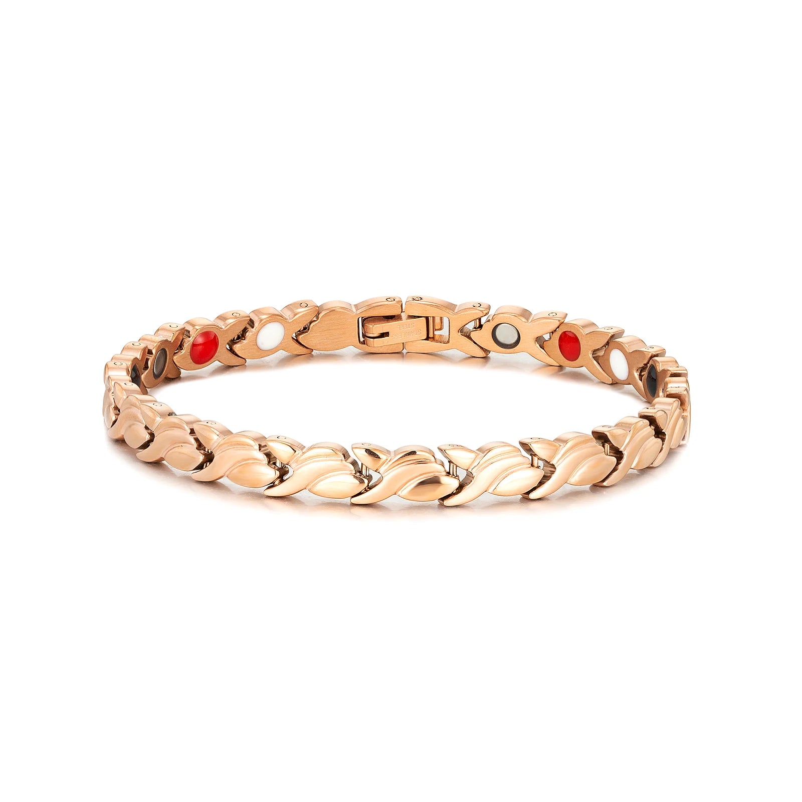 New Fashion Trend Personalized Energy Magnetic Gold Bracelet Jewelry Magnetic Therapy Bracelet Care  Bracelet Health for Gift