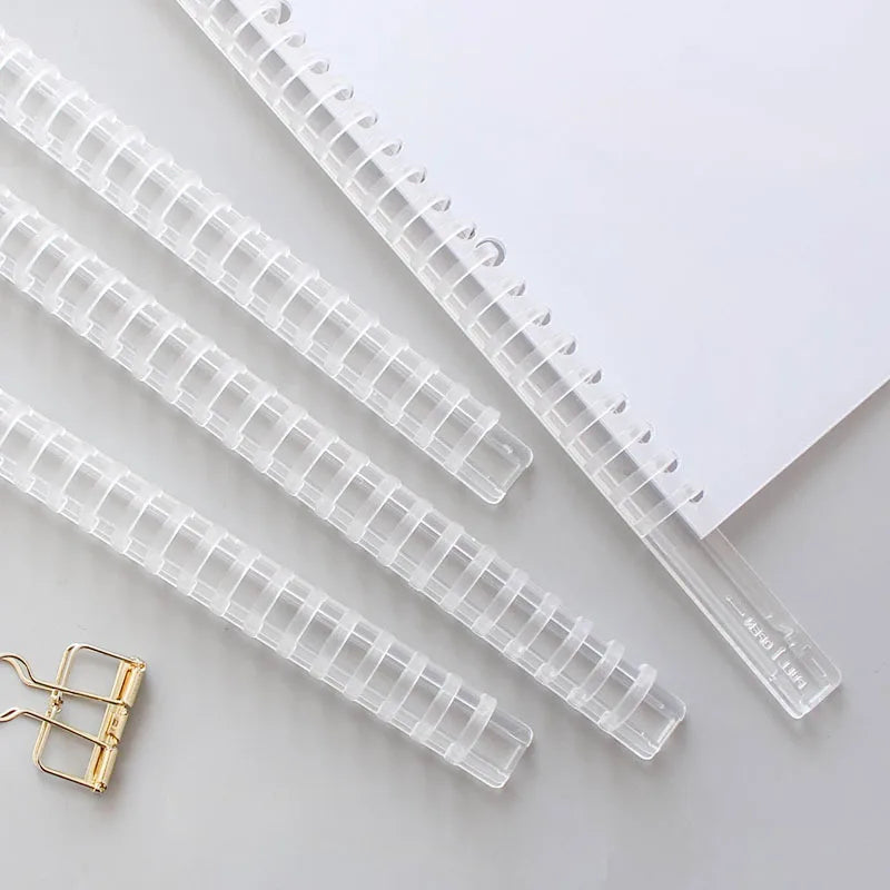 Diy A4 A5 B5 20 26 30 PP Plastic Stationery Snap Loose Leaf Filler Calendar Notebook Diary Book Binder Ring Clip MegaBDM
