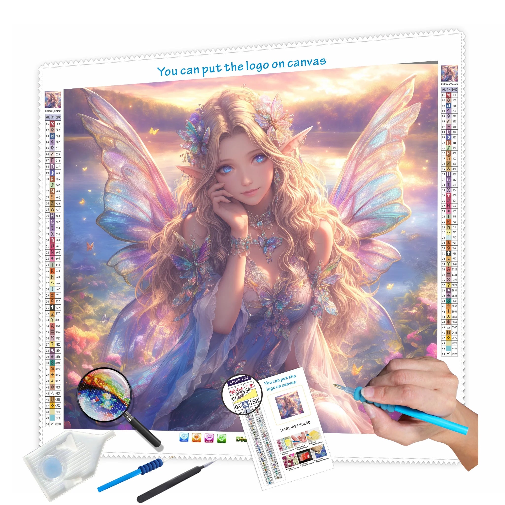 N-2189 Wholesale 40x40 5D Diamond Painting Home Decoration Printed Portrait Style 5D Diamond Painting Pastoral Style