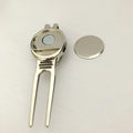 SY Hot Sale Raw Blank Zinc Alloy Golf Hat Clip Divot Fork DIY Marker for Gift Factory & Personalized Golf Orders