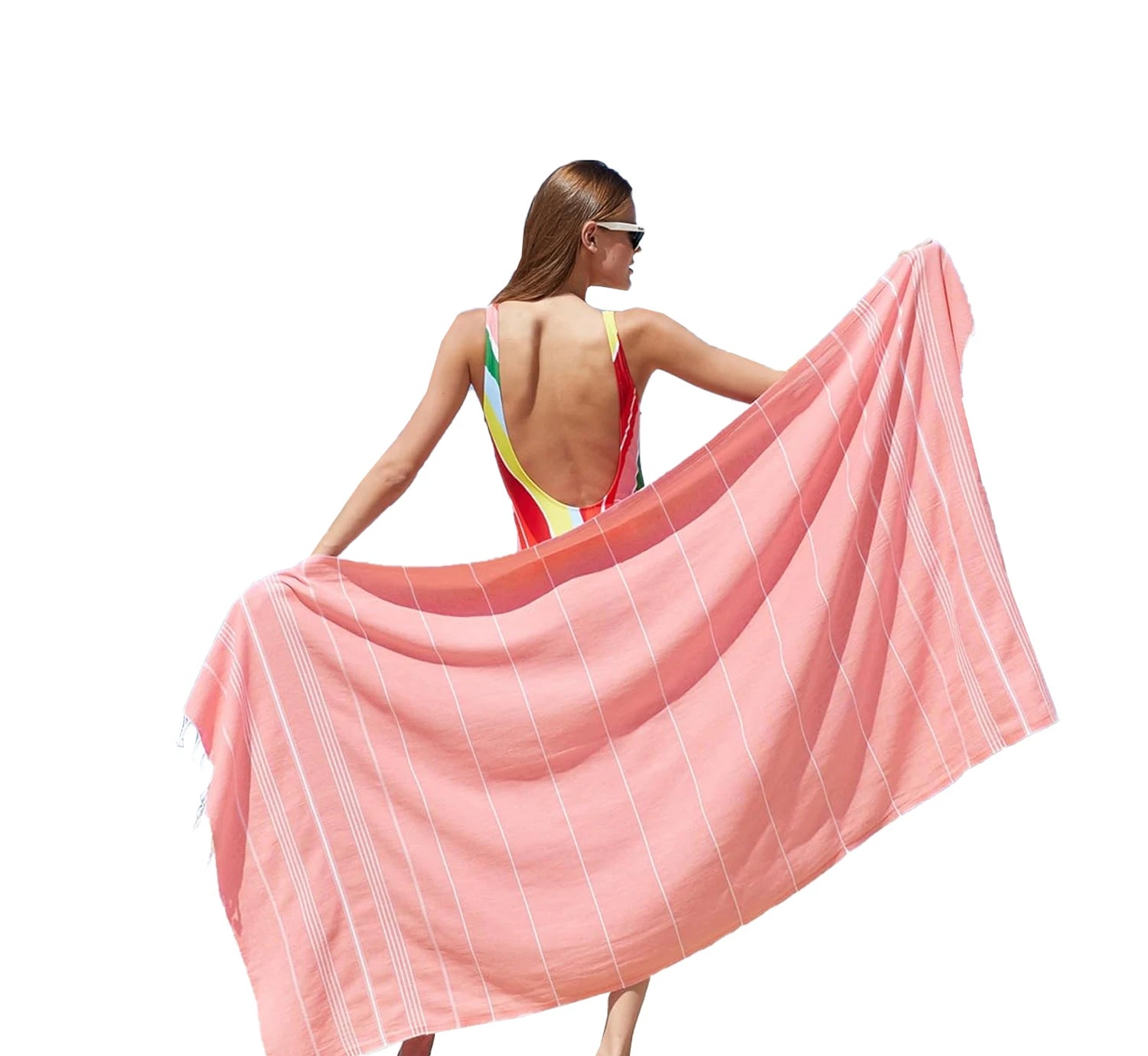 Wholesale Hottest Sell Blanket 100% Cotton Turkish Beach Towel