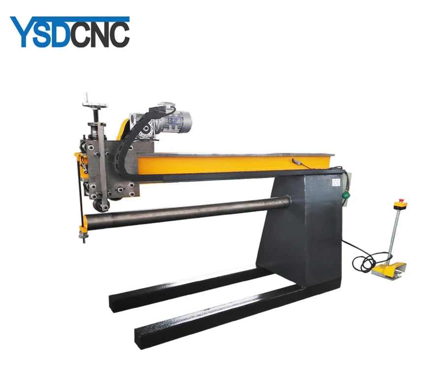 High Quality YSD-1250 Round Duct Seam Locker Machine HVAC Duct Making Machine Pressure Vessel for Stainless Steel Pipe Material