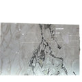 Oyster Picasso White Marble Polished Slabs Customized for Table Tops and Walls