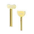 2025 New Arrival Metal Toothpaste Tube Squeezers Hair Salon Stainless Steel Beauty Tool Key Roller Squeezer for Promotion