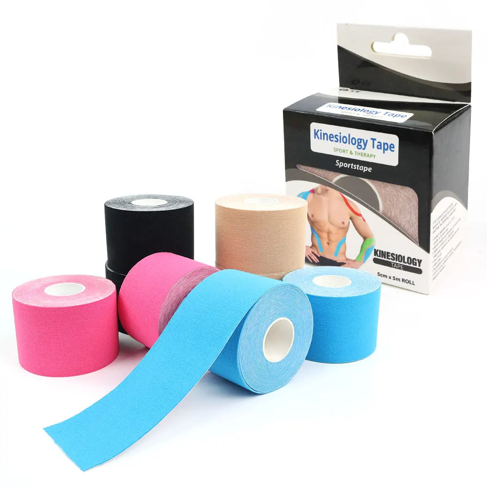 5CM*5M Waterproof Sports Kinesiology Athletic Therapy Physiotherapy Kinesiology Tape