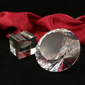80mm Factory Wholesale K9 Crystal Diamond Customized LOGO Large Diamond With Clear Base Glass Diamond Wedding Favors