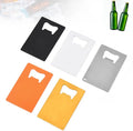Wholesale Creative Stainless Steel Beer Bottle Opener Customized Logo Metal Keychain Stylish Fashion Accessory