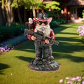 Hot Sale Patriotic American Gnome Resin Statue with Bald Eagle & Rifle for Outdoor Garden Decor Unique Uncle Theme Collectible