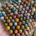 Natural Ocean Jasper Stone Beads 4mm 6mm 8mm 10mm 12mm for DIY Bracelet Necklace Jewelry Making