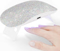 2025 Latest Design Portable Nail Dryer with UV LED High Quality Mini Rhinestone Bling Drying Lamp for Nail Art Beauty