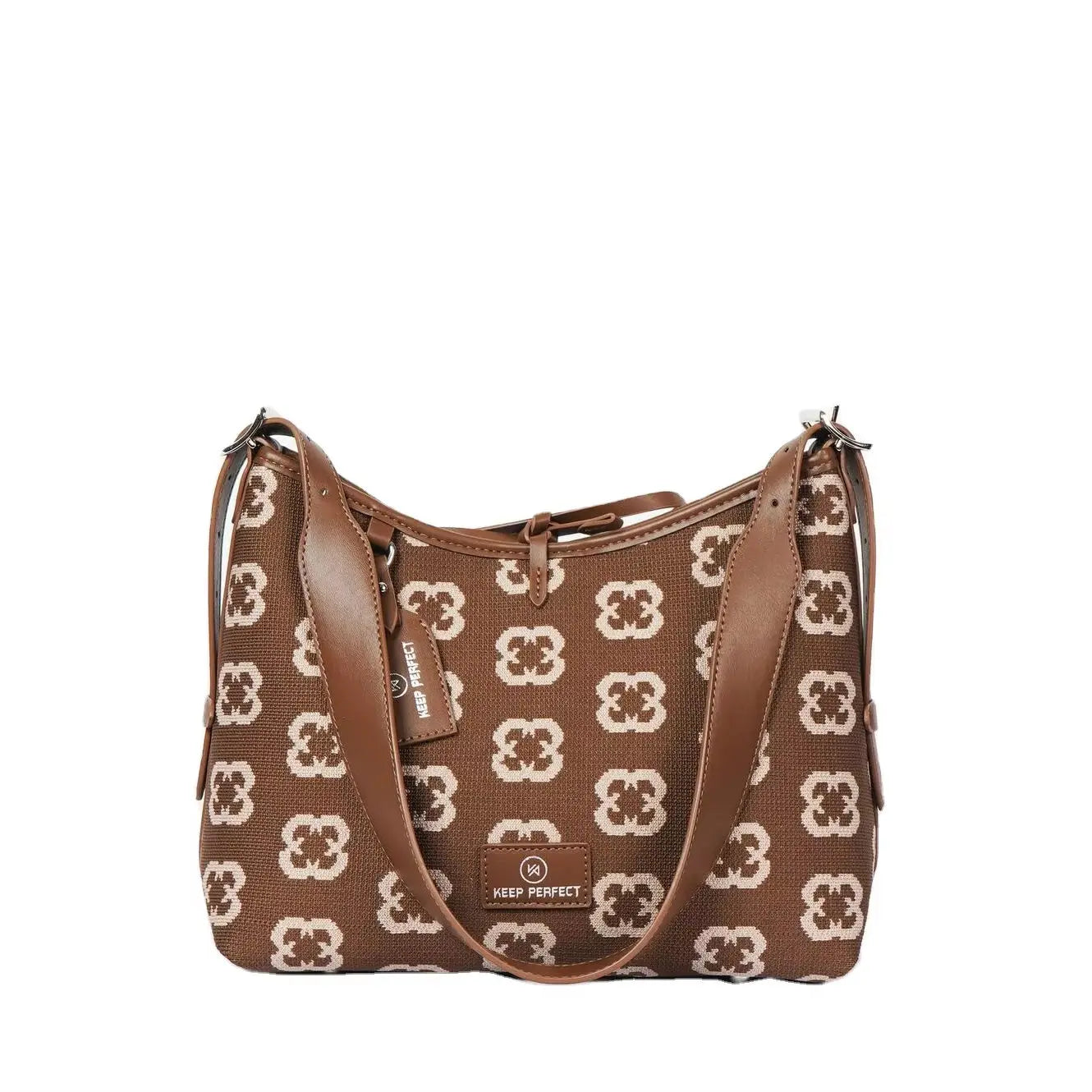 Vintage Crochet Lady Handwoven Handbag with Hasp Closure Portable 3D Knitting Shoulder Bag for Promotional Use-in Stock