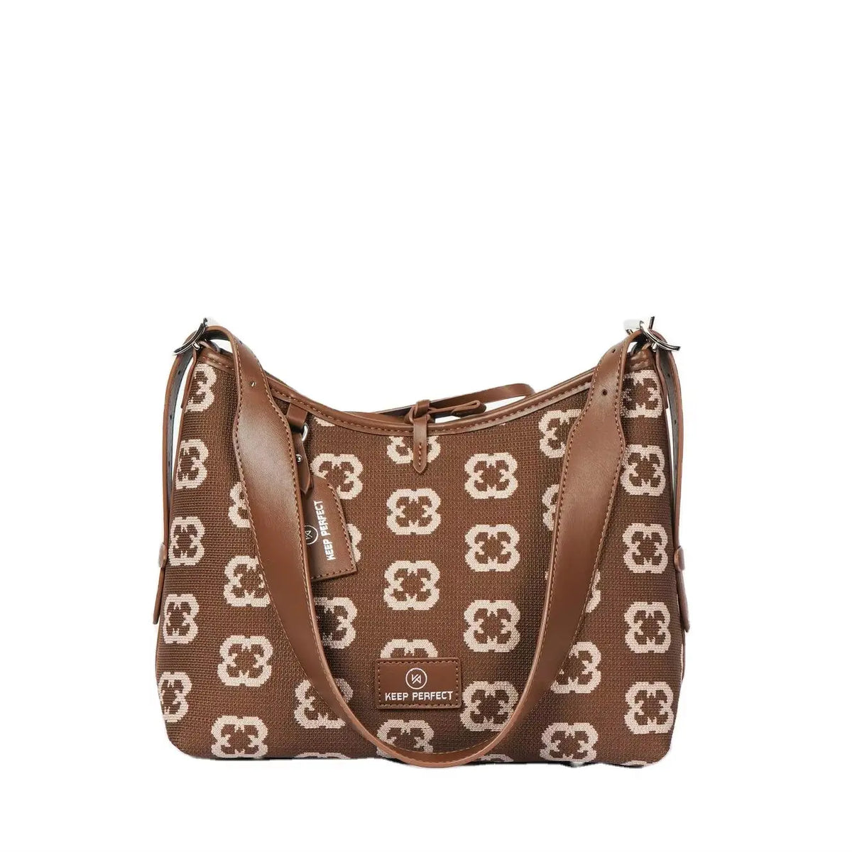 Vintage Crochet Lady Handwoven Handbag with Hasp Closure Portable 3D Knitting Shoulder Bag for Promotional Use-in Stock MegaBDM