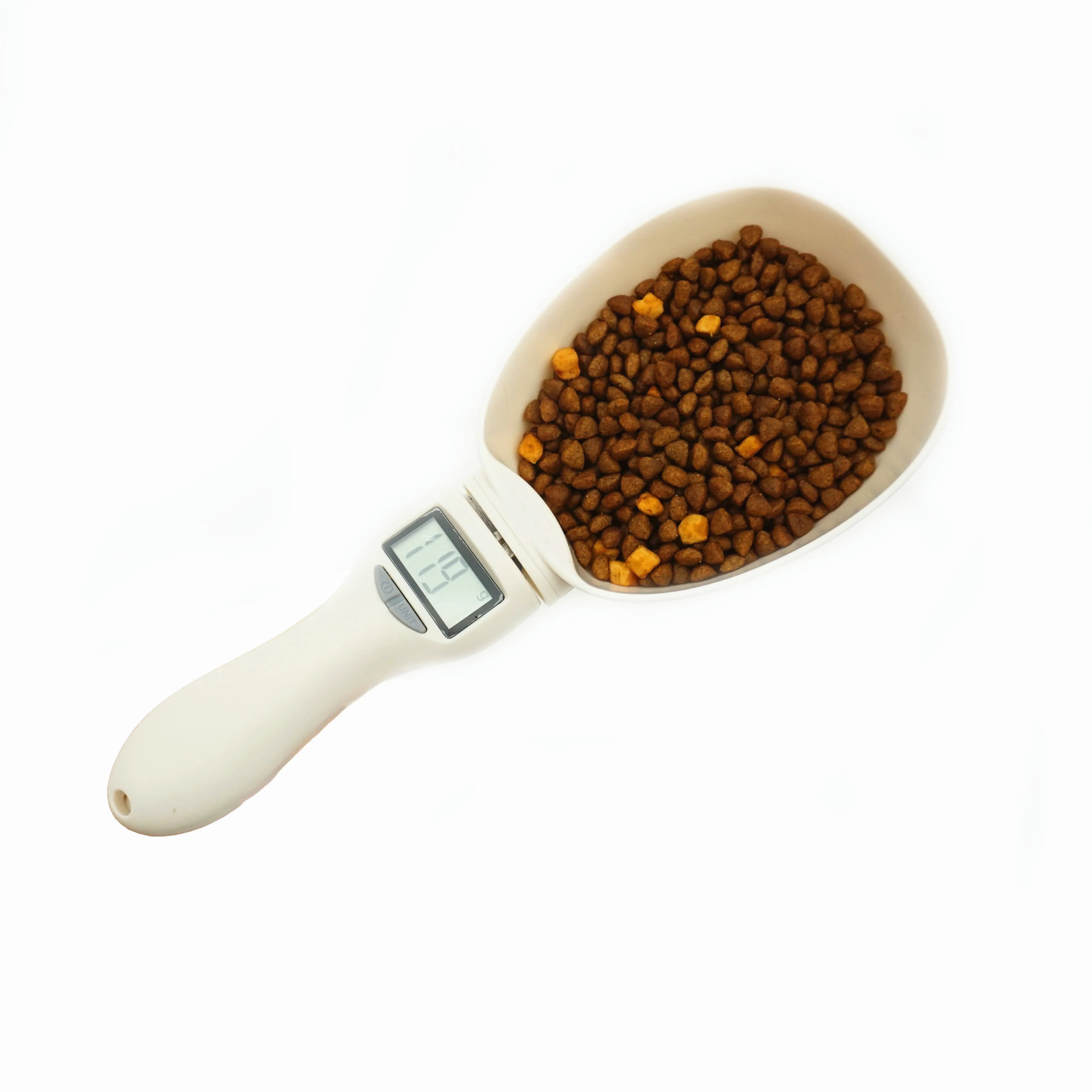 Pet Food Scale Electronic Measuring Tool Dog Cat Feeding Bowl Measuring Spoon Kitchen Scoop Digital Display 250ml for Dogs Cats