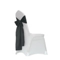 Universal Black Chair Cover Back Tie Supplies for Banquet