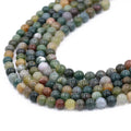 Wholesale Loose Beads Loose Gemstone Beads Natural Indian Agate Stone Beads for Jewelry Making