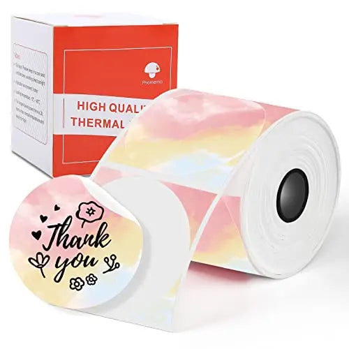 Phomemo M110/M220/M120/M200 Thermal Printer Waterproof Adhesive Sticker Single-Sided Hot Melt 0.01mm Thickness