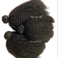 VMAE Wholesale 100% Indian Virgin Hair Weft Natural Color 4C 100g Hair Weft Human Hair Extensions