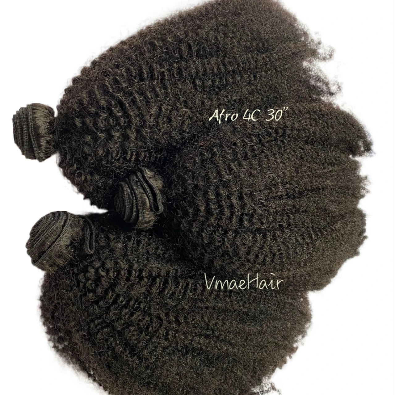 VMAE Wholesale 100% Indian Virgin Hair Weft Natural Color 4C 100g Hair Weft Human Hair Extensions