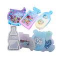 Wholesale Star Layer Quicksand Transparent Epoxy Resin Silicone Mold Eco-Friendly Cake Tools