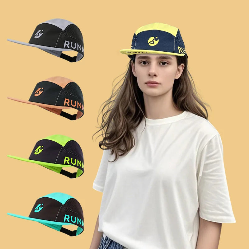 Eco-Friendly Waterproof Nylon Y2K Five-Panel Camp Camper Gorra Casquette Snapback Hat Custom Logo Embroidery for Running Beach