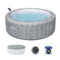 BESTWAY Lay-Z-Spa 6001N Bali Energy Efficient Smart AirJet Inflatable Hot Tub with App Control 4-6 Person