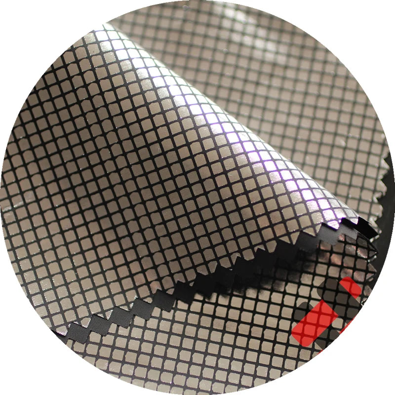 Heat Reflective Keep Warm square Dot Polyester Silver Lining Fabric