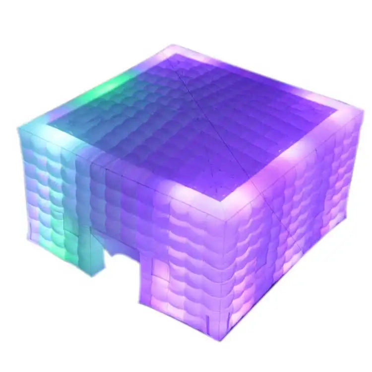 Large Outdoor Reception Hall T Cube Nightclub Portable Inflatable Igloo Marquee Dome Tent for Party