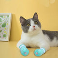 Wholesale 4-Piece Set Adjustable Plastic Cat Foot Cover Cut Nail Pet Paw Protector Anti-Scratch Cat Claw Cover Grooming Products