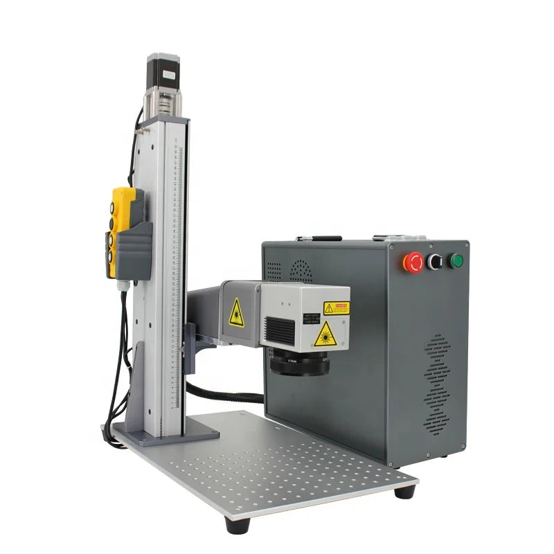 Auto Focus  Laser and Marking Machine for Gold Silver Steel / Fiber Laser Engraver Necklace