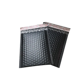 Express Shipping Bag Customized logo Matt Black Bubble Mailer Bag Bubble Padded Bags Envelopes for Packaging