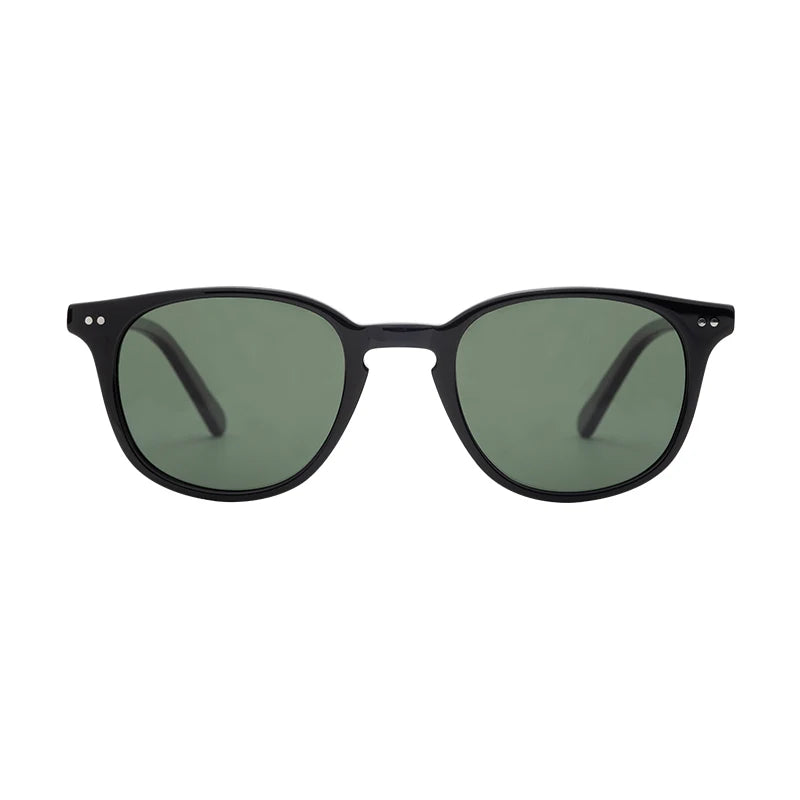 Italian Vintage Luxury Sunglasses Custom Handmade Mazzucchelli Acetate White/Transparent Frame Tac Lenses