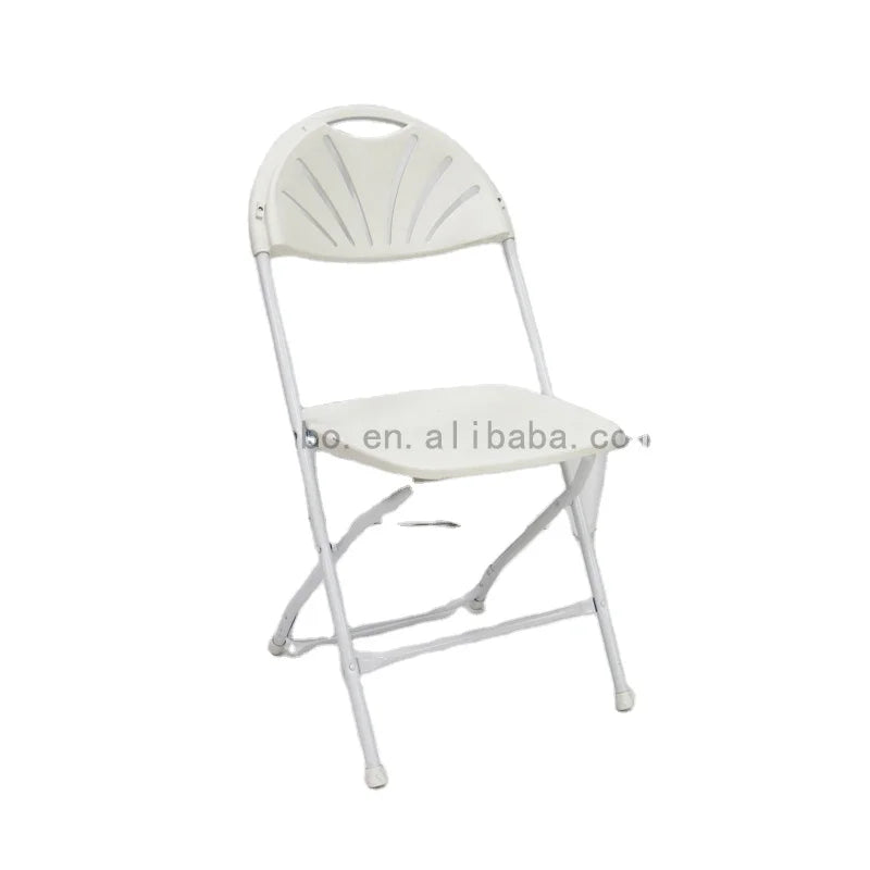 Strong Cheap Restaurant Plastic Chairs Modern Design PP Plastic Folding Silla Stackable Dining Chair for Sale Soild Materials