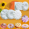 D5080 Sun flower rose manual Mousse cake ice cream Pudding Pastries candy jelly Chocolates baking Resin Mold Silicone 3D Mould