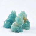 2026 Wholesale natural crystals crystal craft little wolf for gift