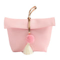 Portable PU Leather Wedding Candy Box Empty European Style Candy Box Joyful Bag Gift Bag for Wedding