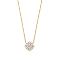 2025 Custom Fine Fashion 925 Silver 18K Gold Cross Chain Pendant Necklace Zircon Rhodium Plating Engagement Wedding Unisex