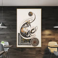 Tailai  Islamic Handmade Oil Painting Frame Wall Art Home Decoration for Living Room Islamic Painting Quran Wall Art