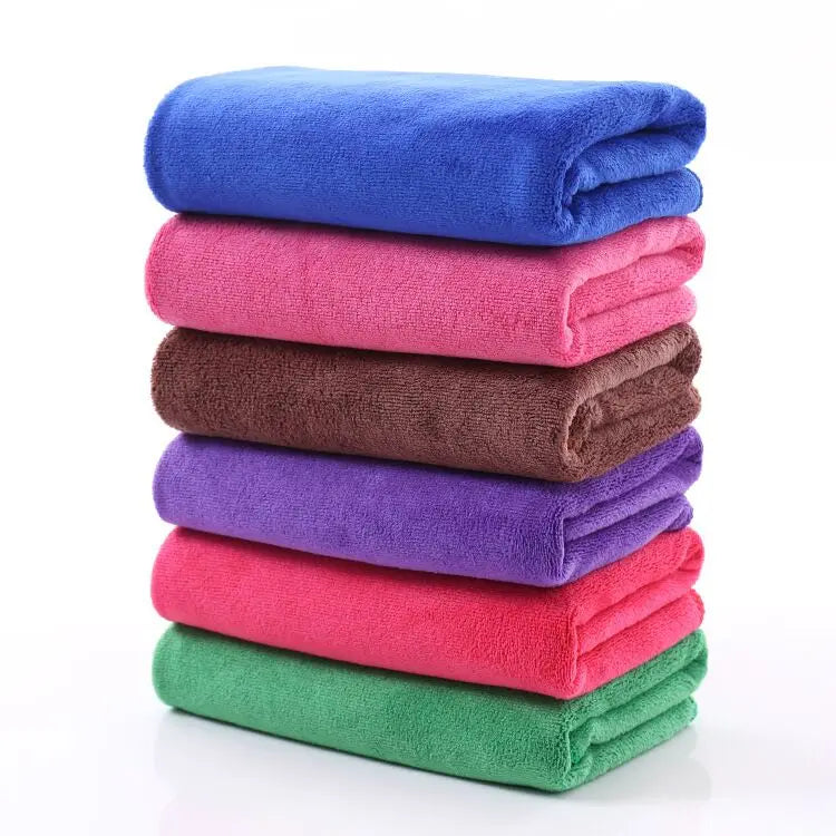 Microfiber Soft Absorbent Eco-Friendly Plain Cleansing Towel for Car & Kitchen Use 16 In. X 16 In. Dusting Cloth