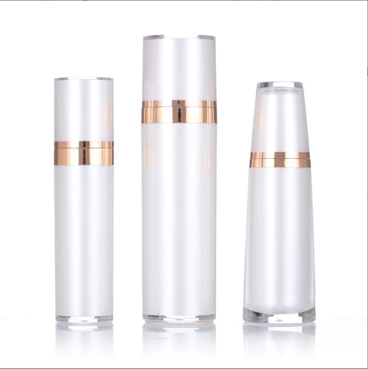 30g 100ml Customized Processing Lotion Bottle Set Package Essence Lotion Cream Bottle Plastic Vacuum Flask Skincare Product Set