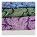 2024 New Design High Quality 4 Way Stretch Power Mesh French Tulle Fancy Lace Sequin Embroidery Fabrics for Women Clothing