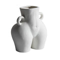 MSH Nordic Ornament Creative Crafts Dry Flower Vases Wholesale Black Wedding Ceramic Modern Human Body Vase for Home Decor