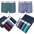 Dropshipping Men's Ice Silk Panties Soft Seamless Briefs Plus Size Boxer Shorts Underwear Men's Boxers