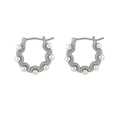 Circle and Pearl Earrings Luxury High-grade Earrings for Women New Personalized Unique French Retro Hoop Earrings