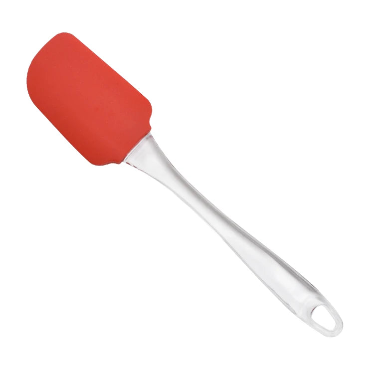 Silicone Spatula Kitchen Pastry Baking Tool with PS Handle Heat-resistant Batter/Cake Cream Mixer Durable Kitchen Baking Tool