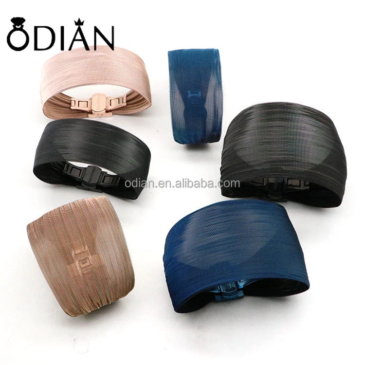 Newest Fashion Mesh Cuff Bracelet316L Stainless Steel Lady Mesh BraceletCustom Mesh Bracelet Factory