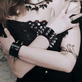 3 Pcs Leather Punk Bracelets for Men Women of Rock Rivet Wrap Retro Spike Bracelet Adjustable