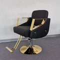2024 Unique Customized Black Colourful Synthetic Leather Barber Chair Modern European Height Adjustable Heavy Duty Hotel