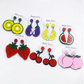 2024 New Arrivals Korean Style Stainless Steel Fruit Earrings for Women Promotional & Business Gifts
